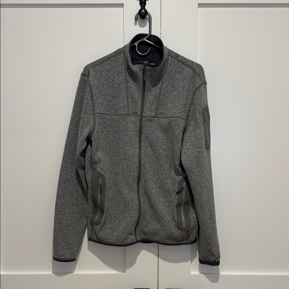 Gray Full-Zip Jacket